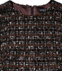 Dolce & Gabbana Multicolor Sleeveless Mini Tweed A-line Dress