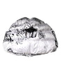 Dolce & Gabbana White Polyester Printed Hood Quilted Hat