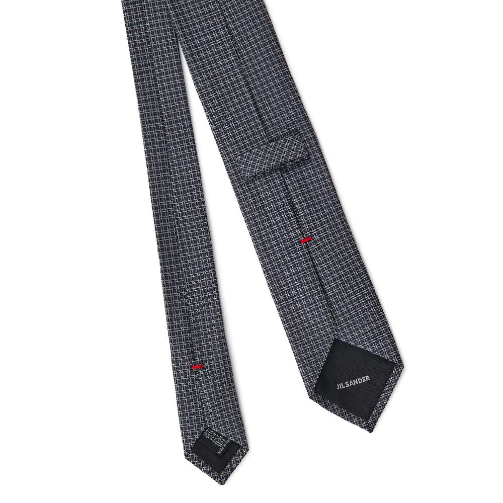Jil Sander Gray Silk Ties &amp; Bowty