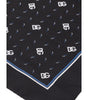 Dolce & Gabbana Black Silk Pocket Square