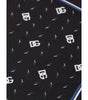 Dolce & Gabbana Black Silk Pocket Square