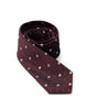 Cravates et nœud papillon en soie bordeaux Dolce &amp; Gabbana