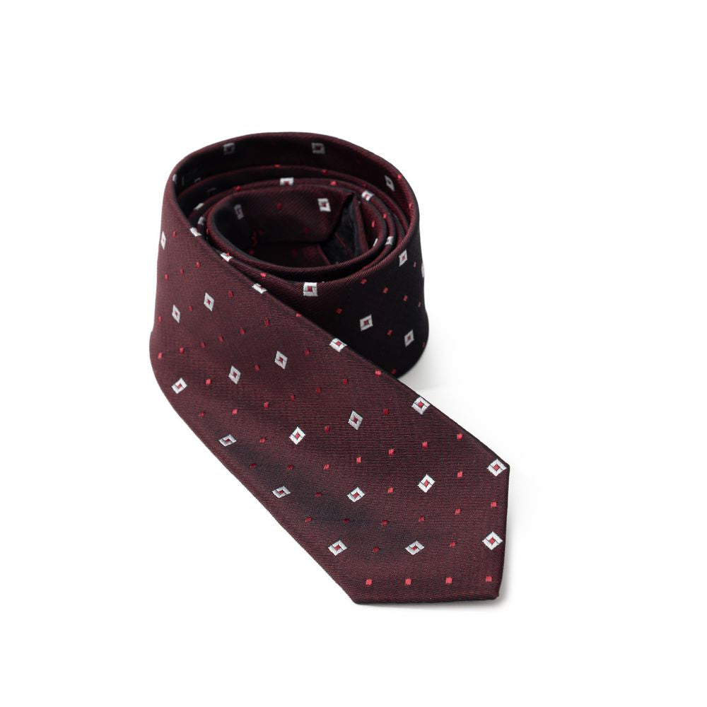 Cravates et nœud papillon en soie bordeaux Dolce &amp; Gabbana