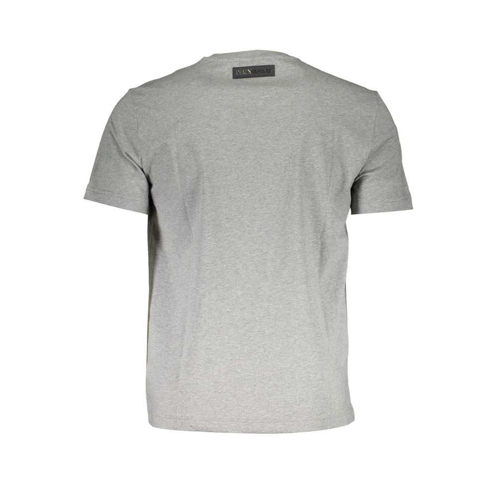 T-shirt Plein Sport en coton gris pour homme