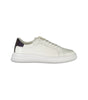 Calvin Klein Sleek White Contrast Lace-Up Sneakers