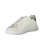 Calvin Klein Sleek White Contrast Lace-Up Sneakers