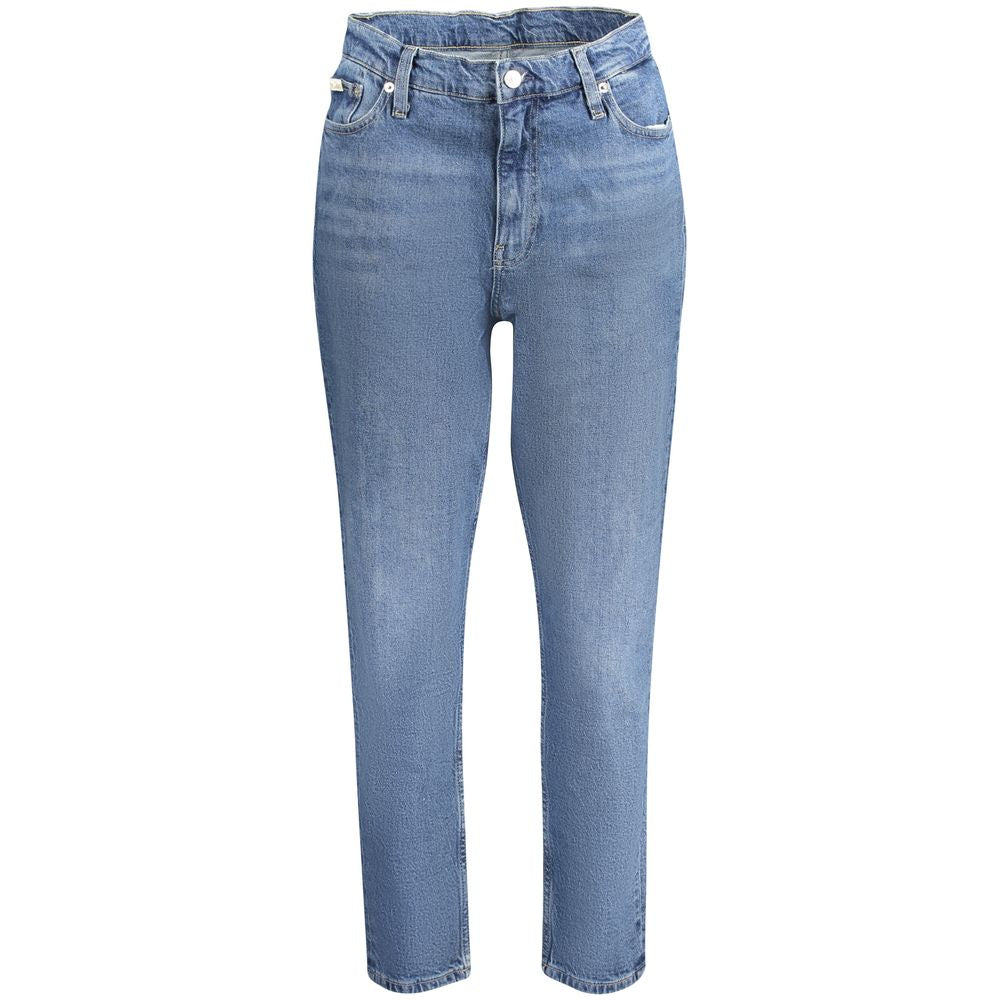 Jean et pantalon en coton bleu Calvin Klein