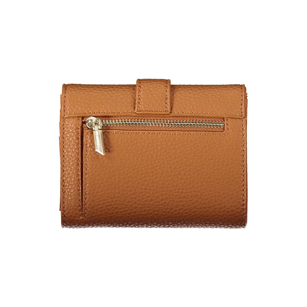 Portefeuille femme Calvin Klein en polyester marron