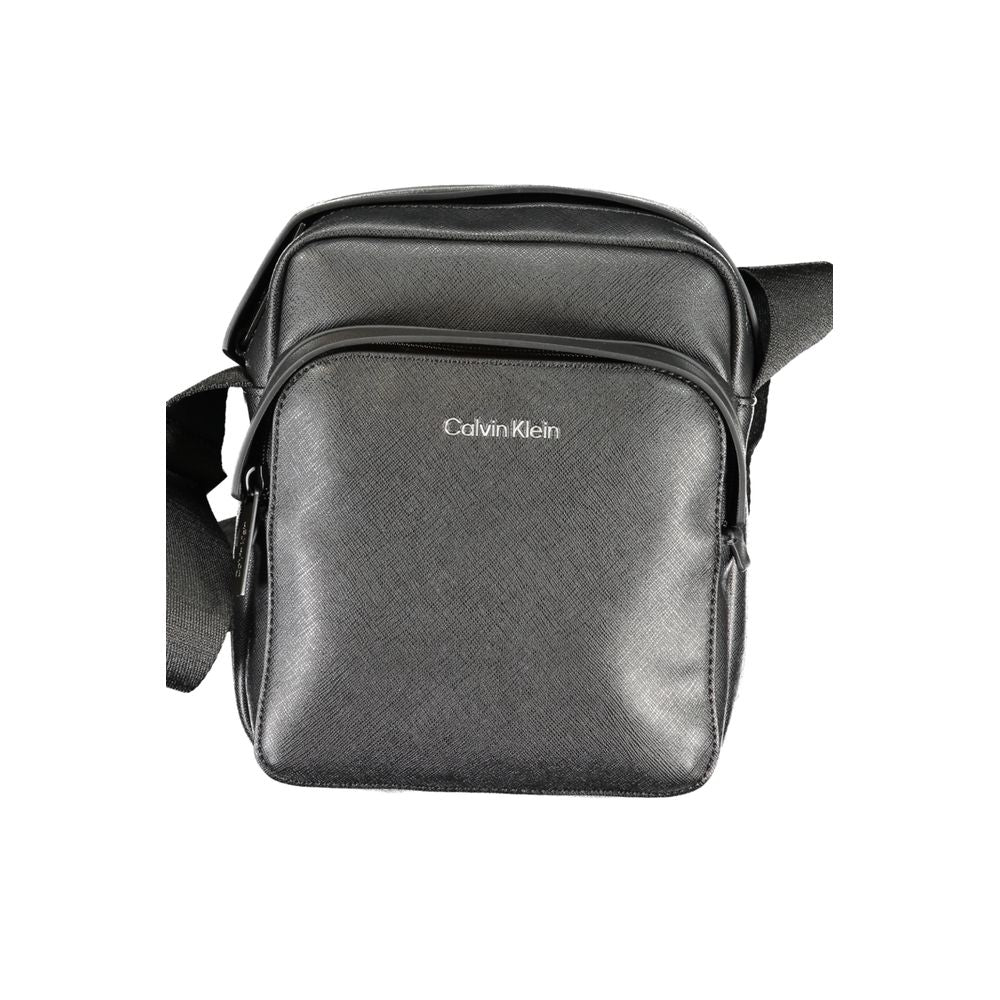 Sac à bandoulière en polyester noir Calvin Klein