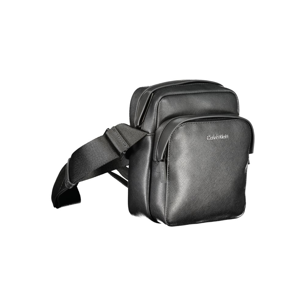Bolso de hombro Calvin Klein de poliéster negro
