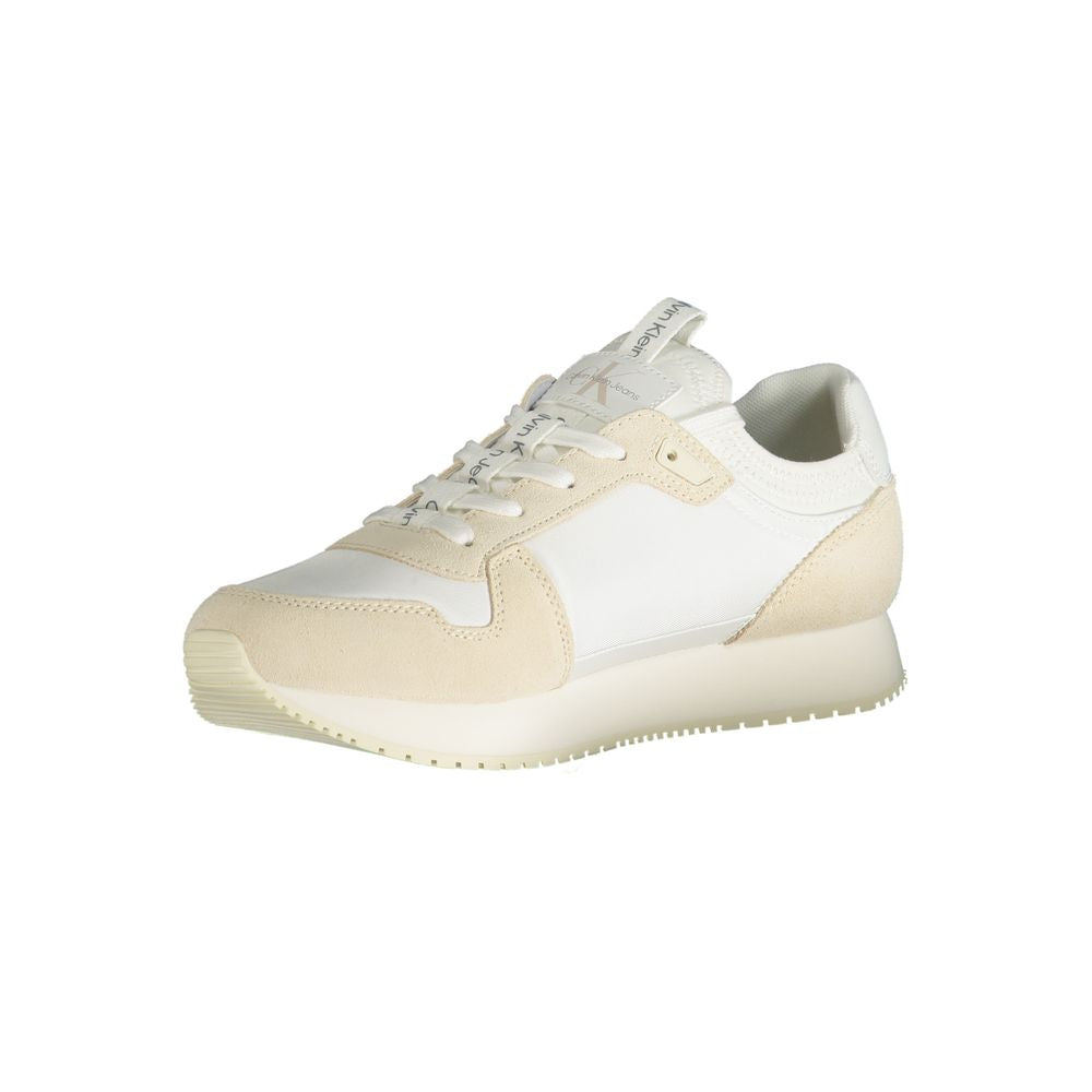Baskets Calvin Klein en polyester blanc