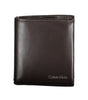 Portefeuille homme en cuir marron Calvin Klein