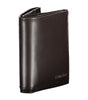 Portefeuille homme en cuir marron Calvin Klein