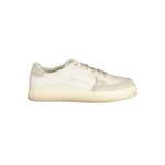 Baskets blanches élégantes Calvin Klein avec détails contrastés