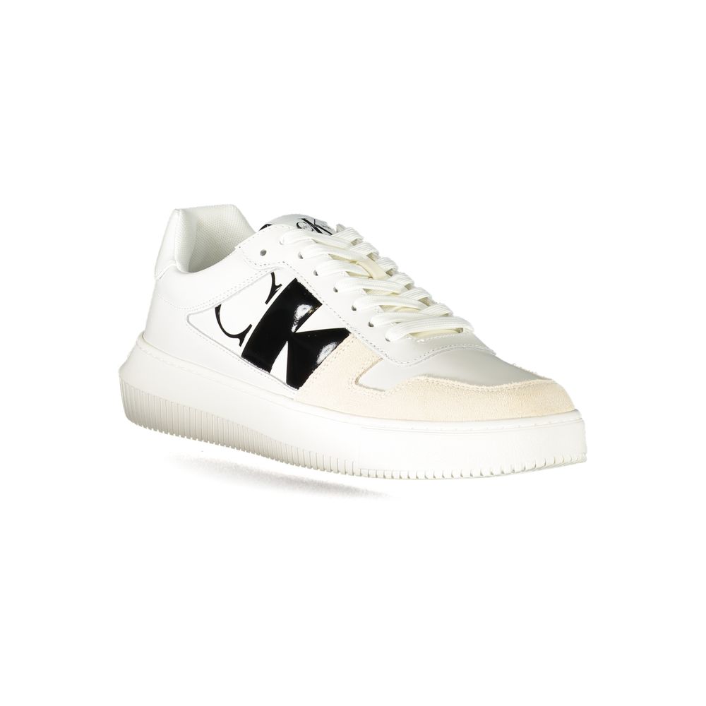 Baskets Calvin Klein en polyester blanc