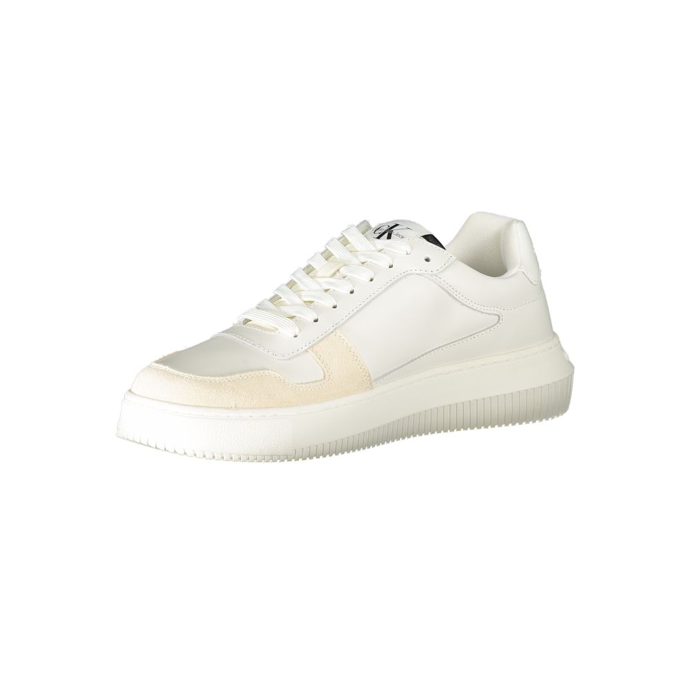 Baskets Calvin Klein en polyester blanc