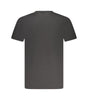 Calvin Klein Black Cotton Men V-Neck T-Shirt