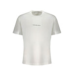 T-shirt en coton blanc Calvin Klein