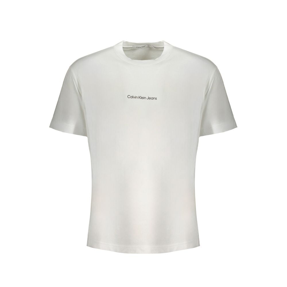 T-shirt en coton blanc Calvin Klein