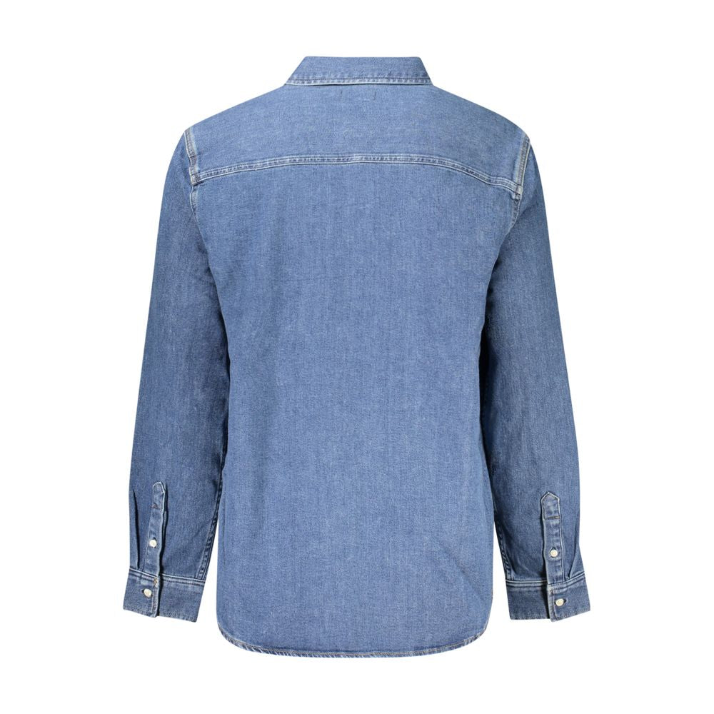 Chemise homme en coton bleu Calvin Klein