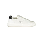 Baskets Calvin Klein en cuir blanc pour femme