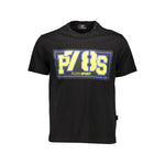 T-shirt homme en coton noir Plein Sport