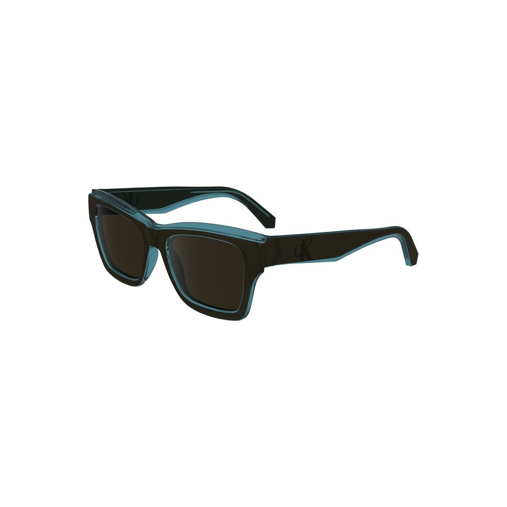 Lunettes de soleil Calvin Klein marron en tissu biosourcé