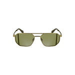 Lunettes de soleil Calvin Klein en métal doré pour homme