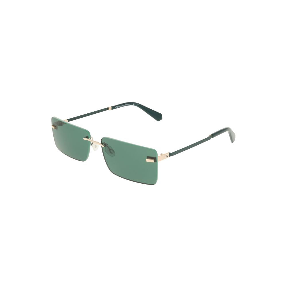 Calvin Klein Green Metal Women Sunglasses