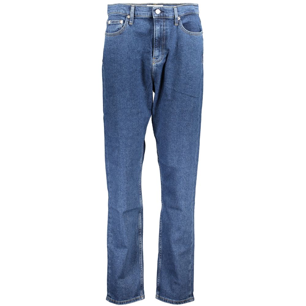 Jean et pantalon en coton bleu Calvin Klein
