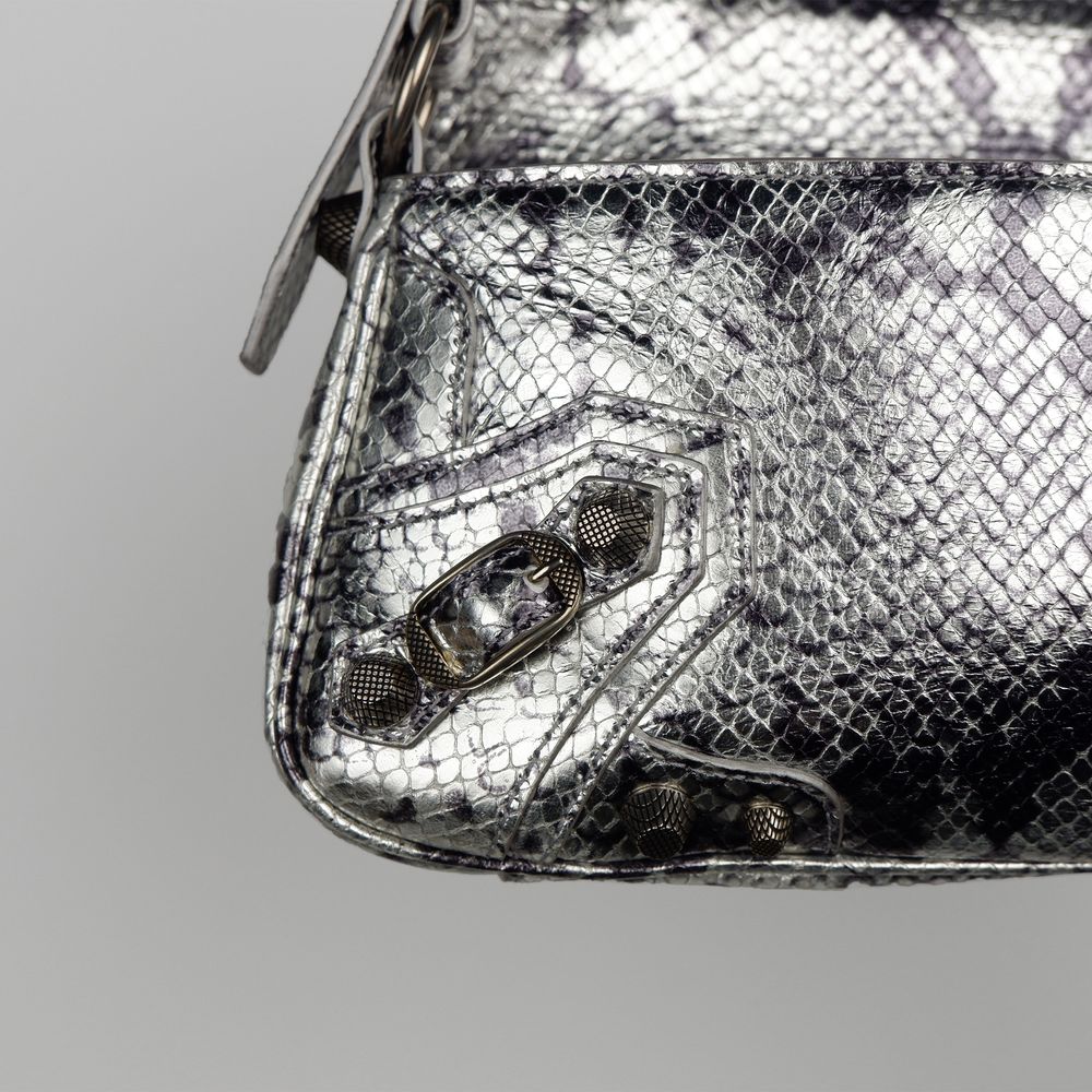 Balenciaga Gray Calfskin Handbag