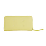 Portefeuille Maison Margiela en cuir de veau jaune