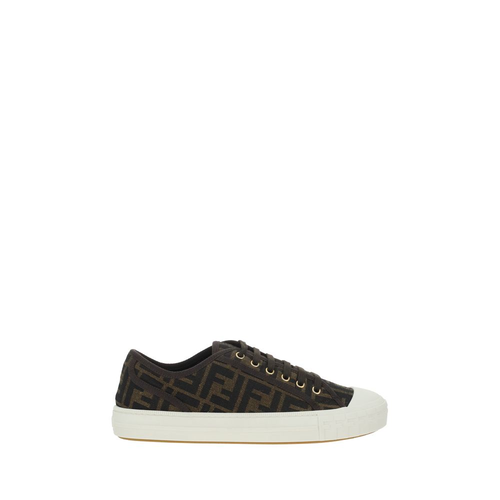 Baskets monochromes Fendi