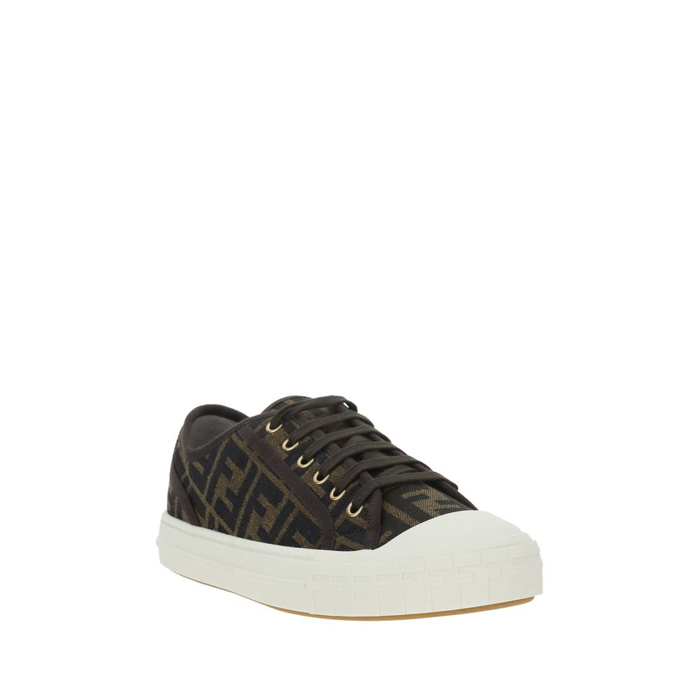 Baskets monochromes Fendi