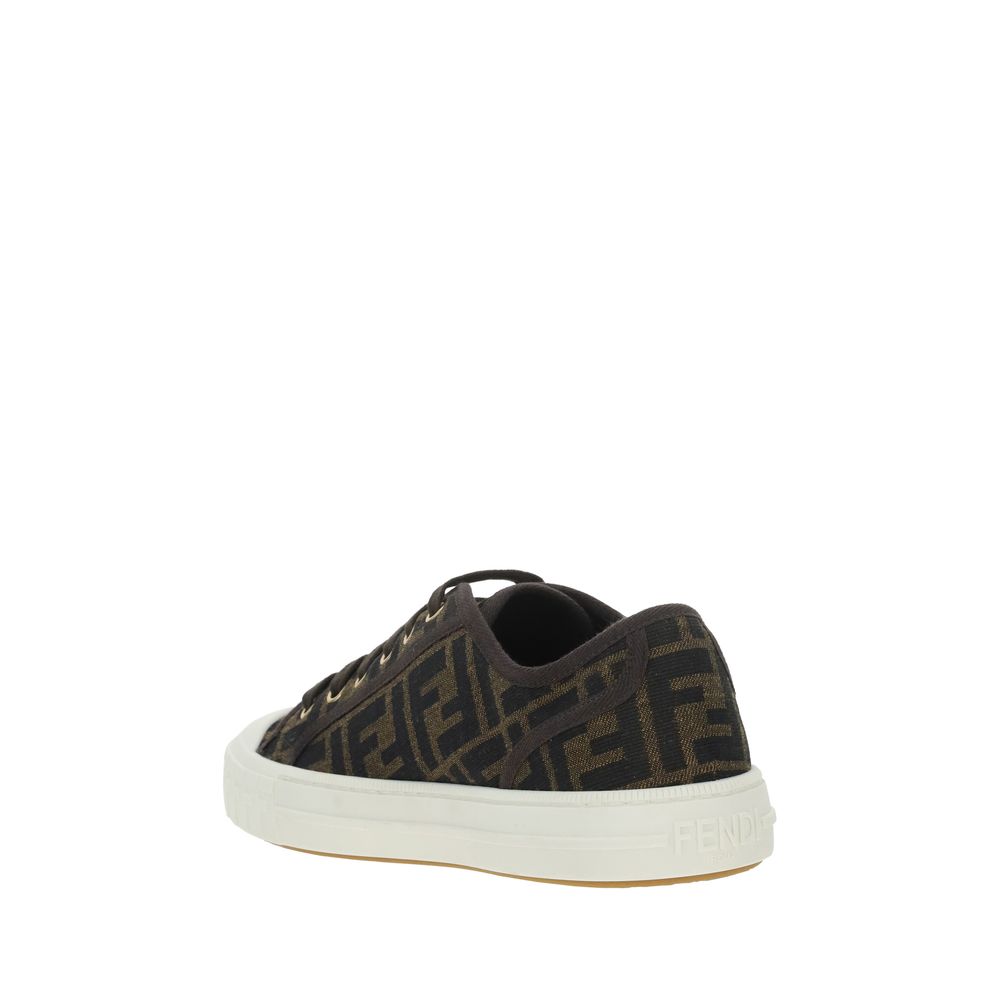 Baskets monochromes Fendi