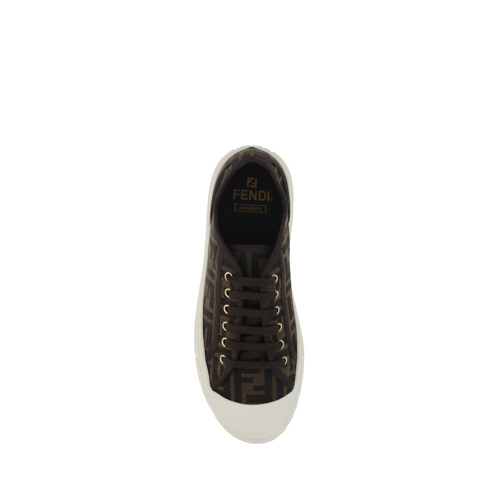Baskets monochromes Fendi