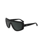 Lunettes de soleil Calvin Klein noires en tissu biosourcé