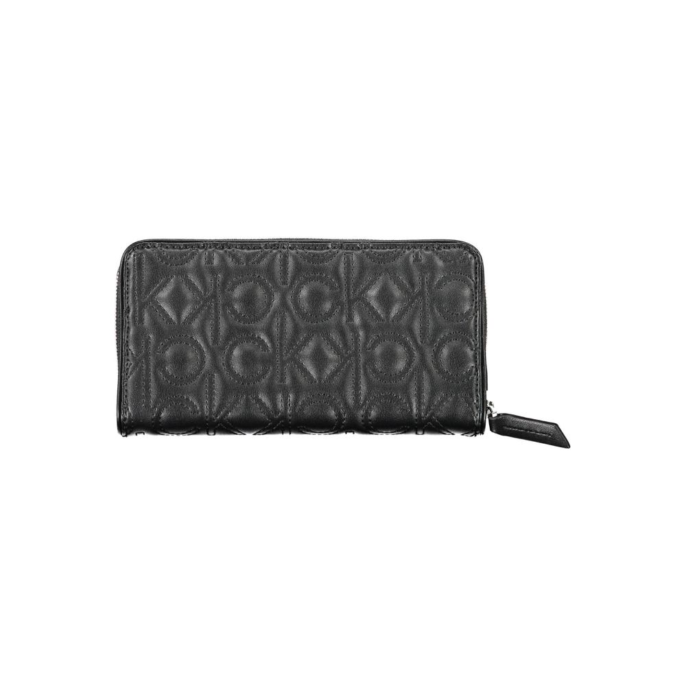 Portefeuille femme Calvin Klein en polyéthylène noir