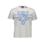 T-shirt homme en coton blanc Plein Sport