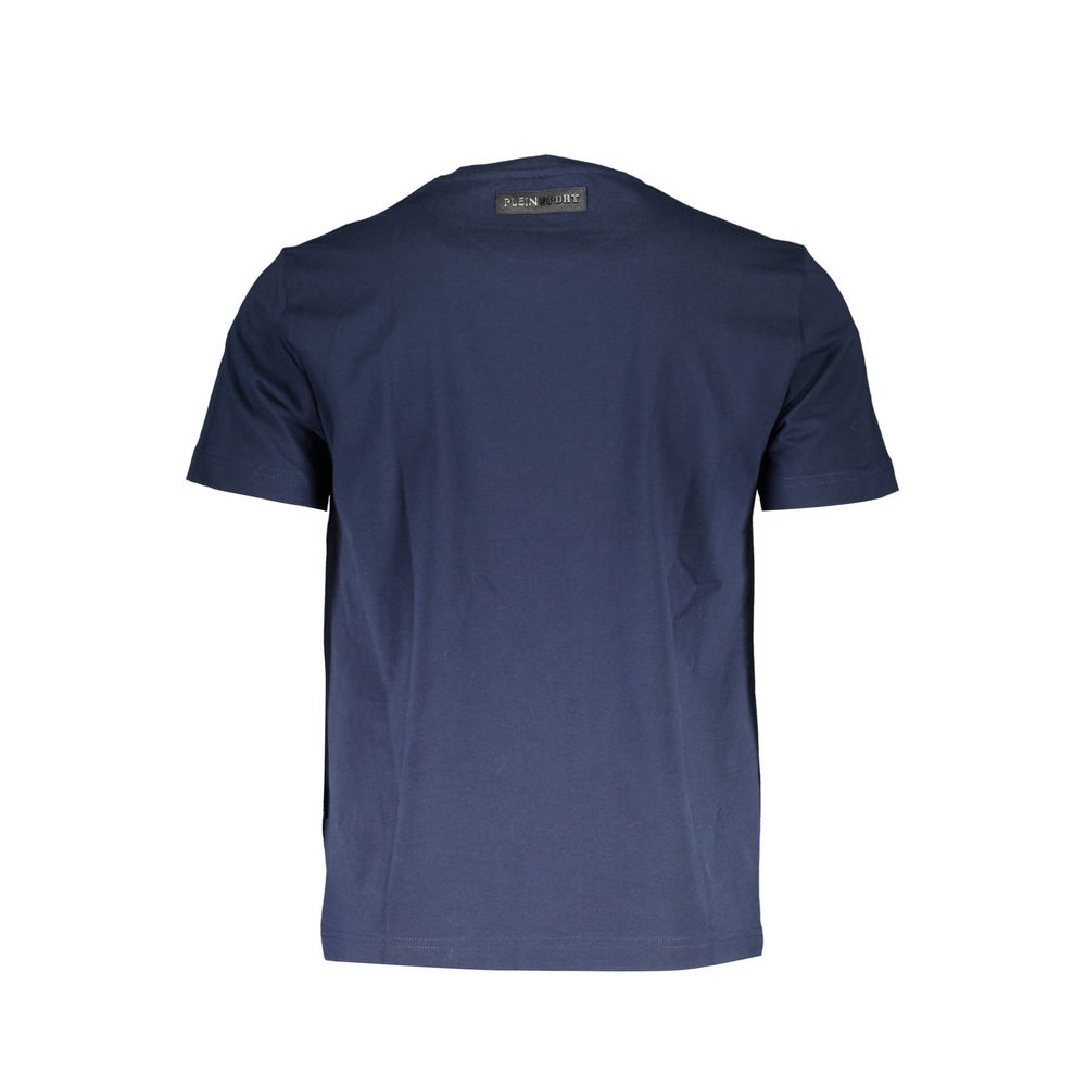 T-shirt Plein Sport en coton bleu pour homme