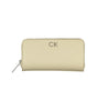 Calvin Klein Elegant Beige Zip Wallet with RFID Blocking
