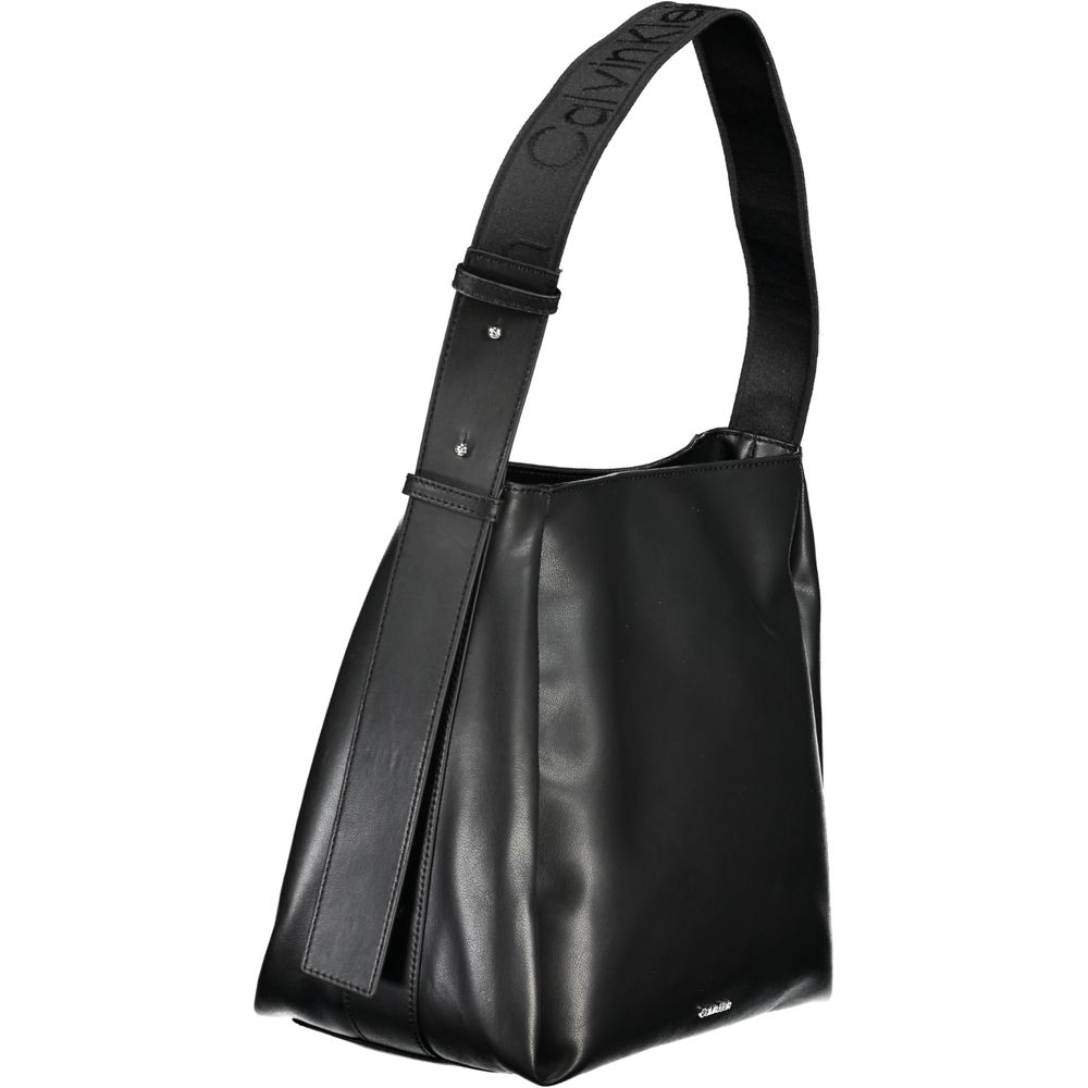 Sac à main en polyester noir Calvin Klein