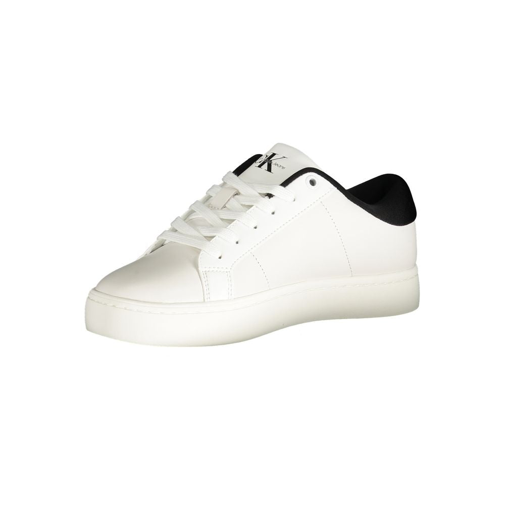 Baskets Calvin Klein en polyester blanc