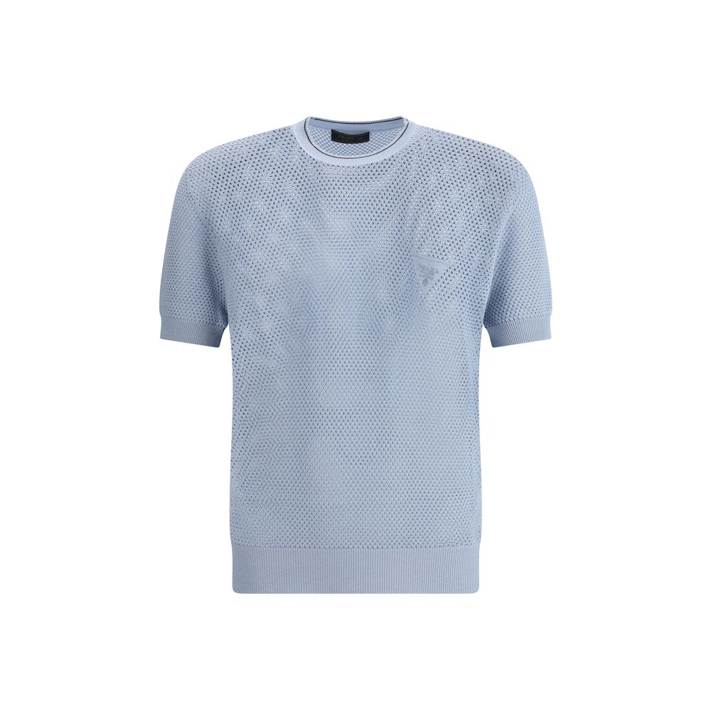 T-shirt à lacets Prada