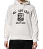 Dolce & Gabbana White Cotton DG ROYAL Print Hooded Sweater