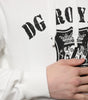 Dolce & Gabbana White Cotton DG ROYAL Print Hooded Sweater