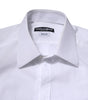 Dolce & Gabbana White Cotton GOLD Long Sleeve Men Dress Shirt