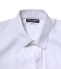 Dolce & Gabbana White Cotton MARTINI Long Sleeve Dress Shirt