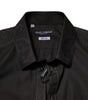 Dolce & Gabbana Black Cotton Jacquard GOLD Collar Dress Shirt