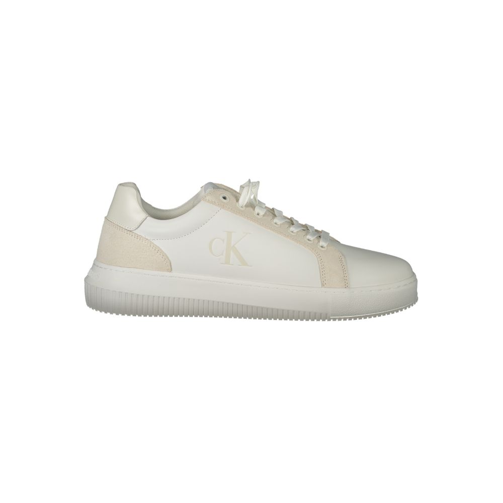 Baskets blanches en polyéthylène pour homme Calvin Klein